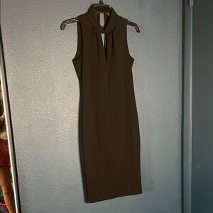 Calvin Klein Elegant Sleeveless with cut outs Black Dress